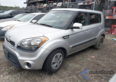 2013 Kia Soul из США, поврежденный, VIN KNDJT2A53D7483580